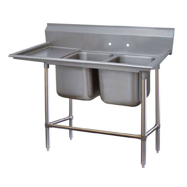 Advance Tabco 94-42-48-24L Regaline Sink 2-compartment With Left-hand Drainboard