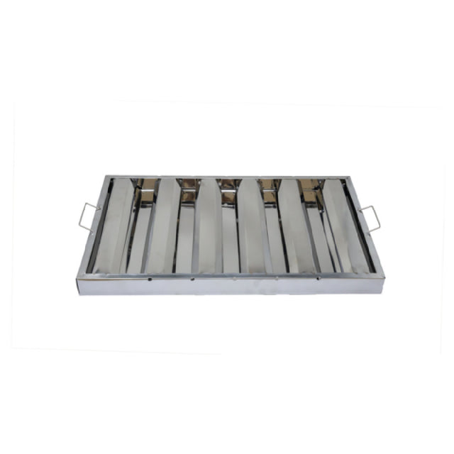 Omcan 34836 (34836) Stainless Steel Range Hood Filter 16"H X 25"W X 2" Thick