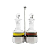 BauscherHepp 12.4141.0000 Vinegar & Oil Stand Set 8-1/4"H (210mm) Holds 2 Bottles