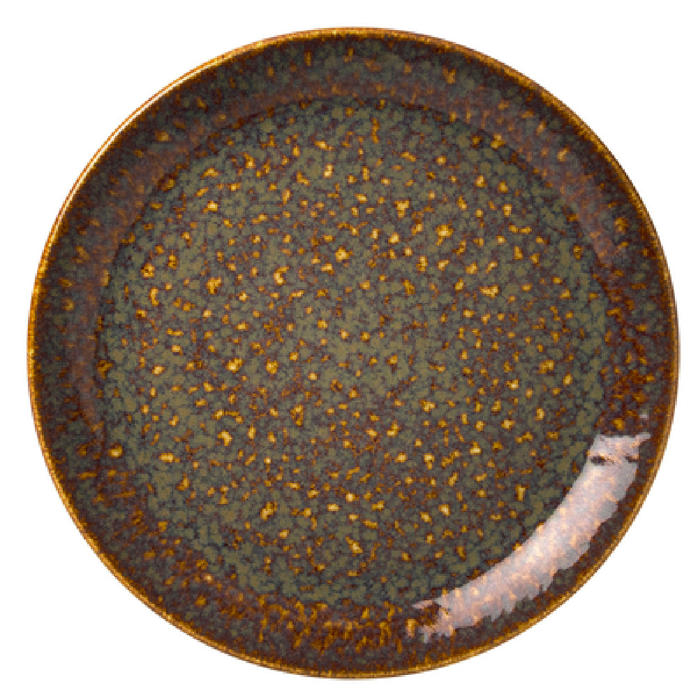 Steelite 12020543 Taste Coupe Plate 9.0"Vesuvius Amber