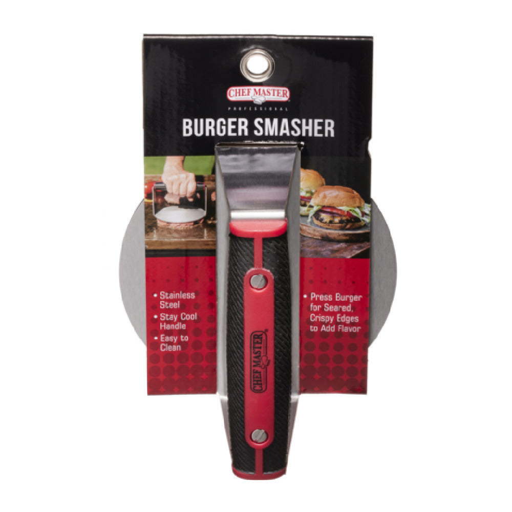 Chef Master 90279 Burger Smasher 4.21"W X 5.39"D X 7.48"H Stainless Steel