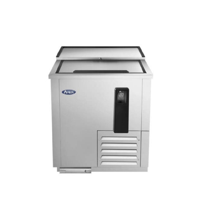 Atosa MBC24GR Atosa Bottle Cooler 24-3/8"W X 26-3/4"D X 38-1/2"H Self-contained Side Mount Refrigeration