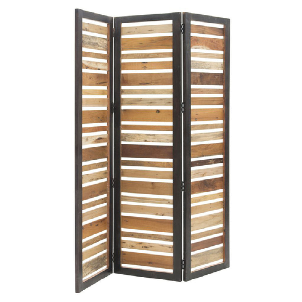 Hubert 34333 - Floor Screen, 3-panel, 60" X 1" X 69"H