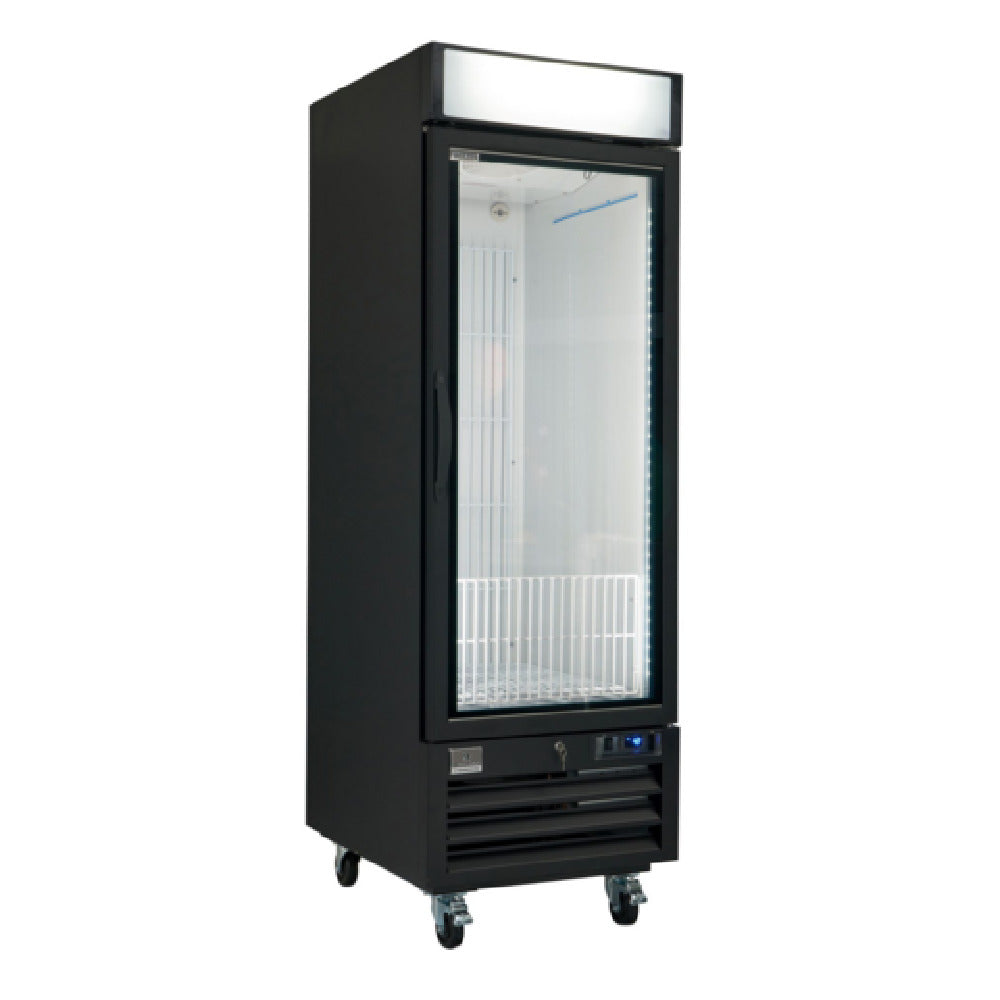 Kelvinator KCHGIM23F (738321) 1-hinged Glass Door 28.5" Long Ice Cube Merchandiser With Exterior Back And Bottom Panel In Galvanized Steel