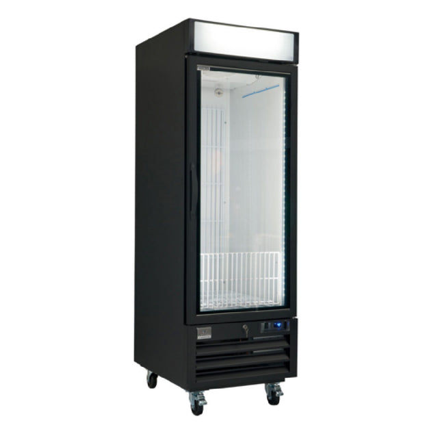 Kelvinator KCHGIM23F (738321) 1-hinged Glass Door 28.5" Long Ice Cube Merchandiser With Exterior Back And Bottom Panel In Galvanized Steel
