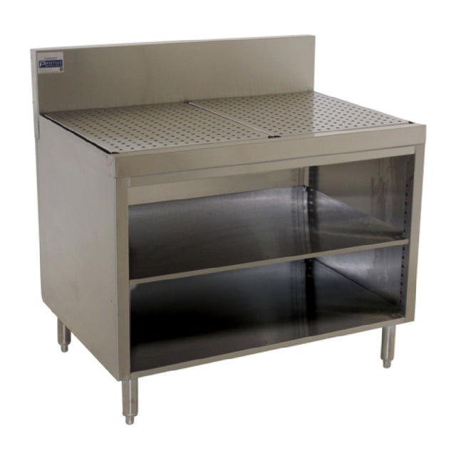 Advance Tabco PRSCO-19-42-M Prestige Underbar Drainboard Cabinet Open Front 42"W X 25"D X 36"H