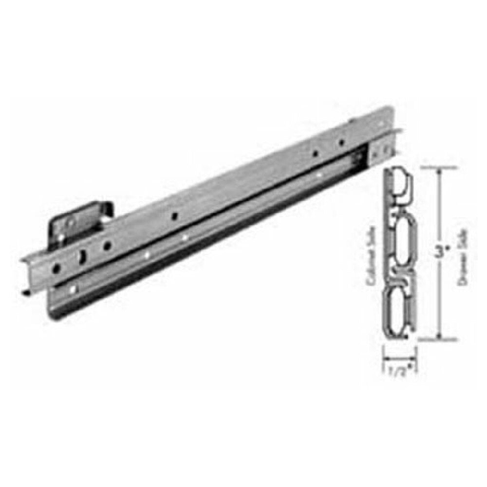 Component Hardware Group S25-0024 Slide Drawer 24" S/s Pair