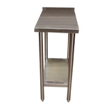 Winholt DTSB-15-3612 Filler Table 12"W X 36"D High Polish Finish