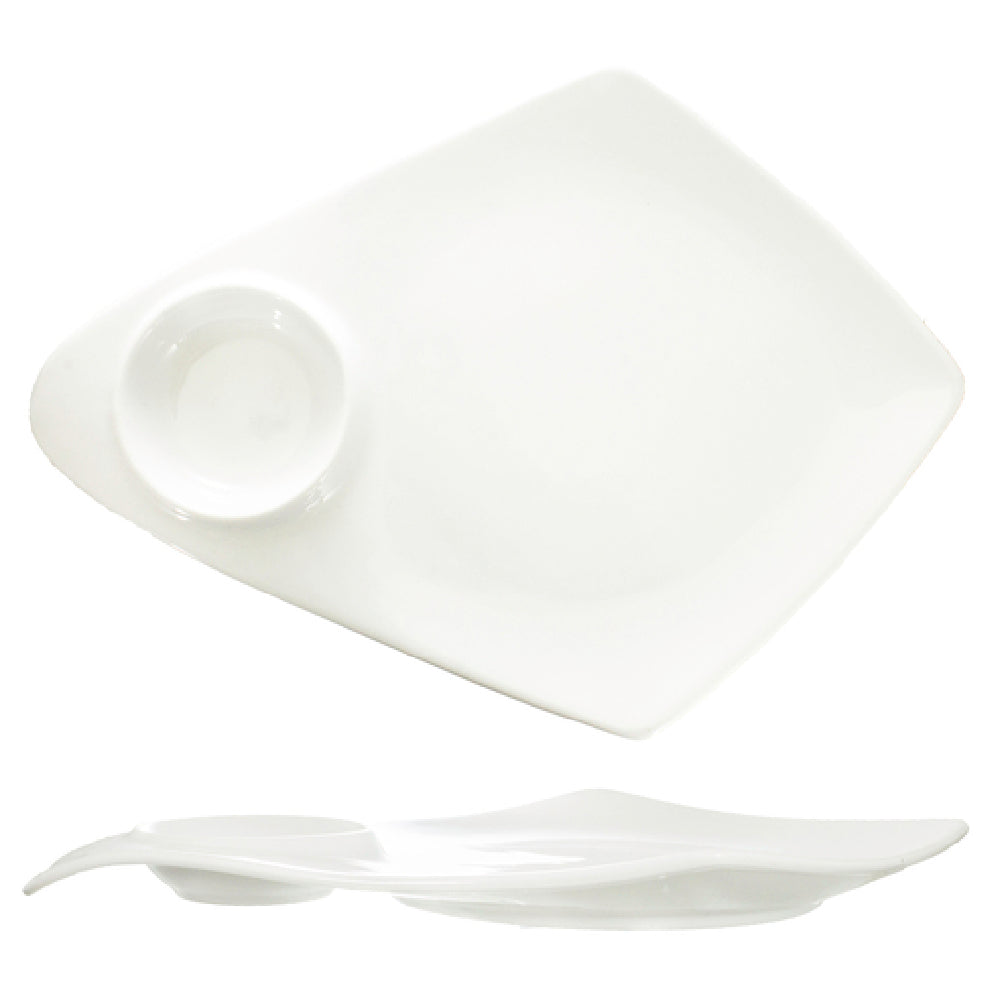 International Tableware KT-145 Plate 14-1/2" With 2-1/2 Oz. Round Well