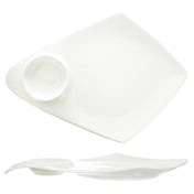 International Tableware KT-145 Plate 14-1/2" With 2-1/2 Oz. Round Well