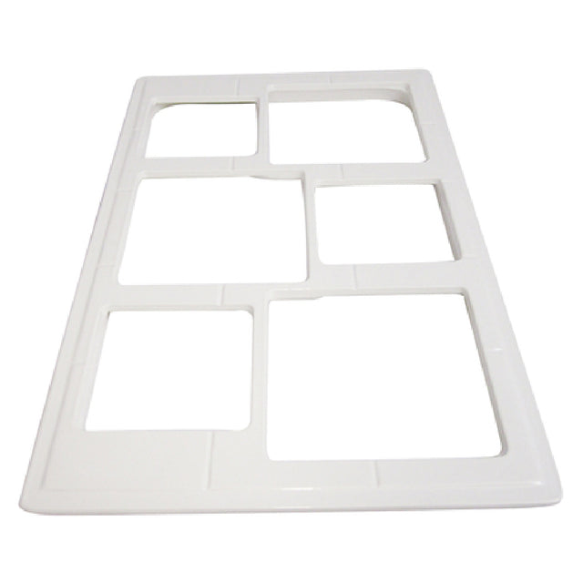 Bon Chef 52031RED E Z Fit Custom Cut Tile 12-3/4" X 20-13/16" With 6 Cutouts For (3) #9502 & (3) #9503