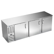 Beverage Air BB94HC-F-S - Refrigerated Food Rated Back Bar Storage Cabinet, Three-section