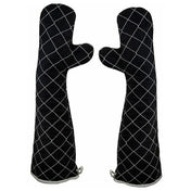 AllPoints 1331825 Mitts Oven Black Cotten Canvas