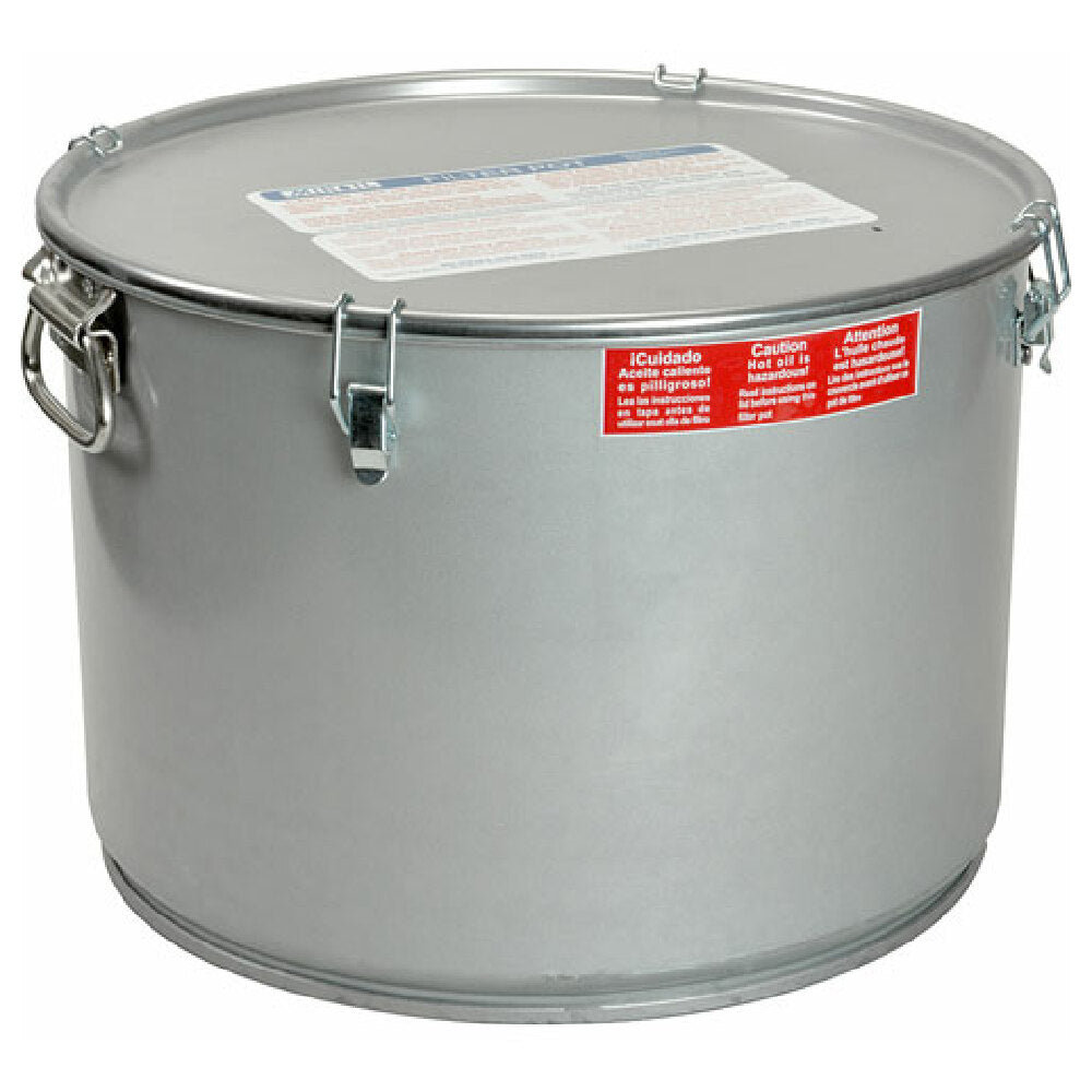 Miroil 60L Pot Oil Filter55 Lbs W/ Lid