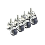 Krowne 28-164S Krowne Metric Thread Caster 3" Polyurethane Wheels (set Of 4)