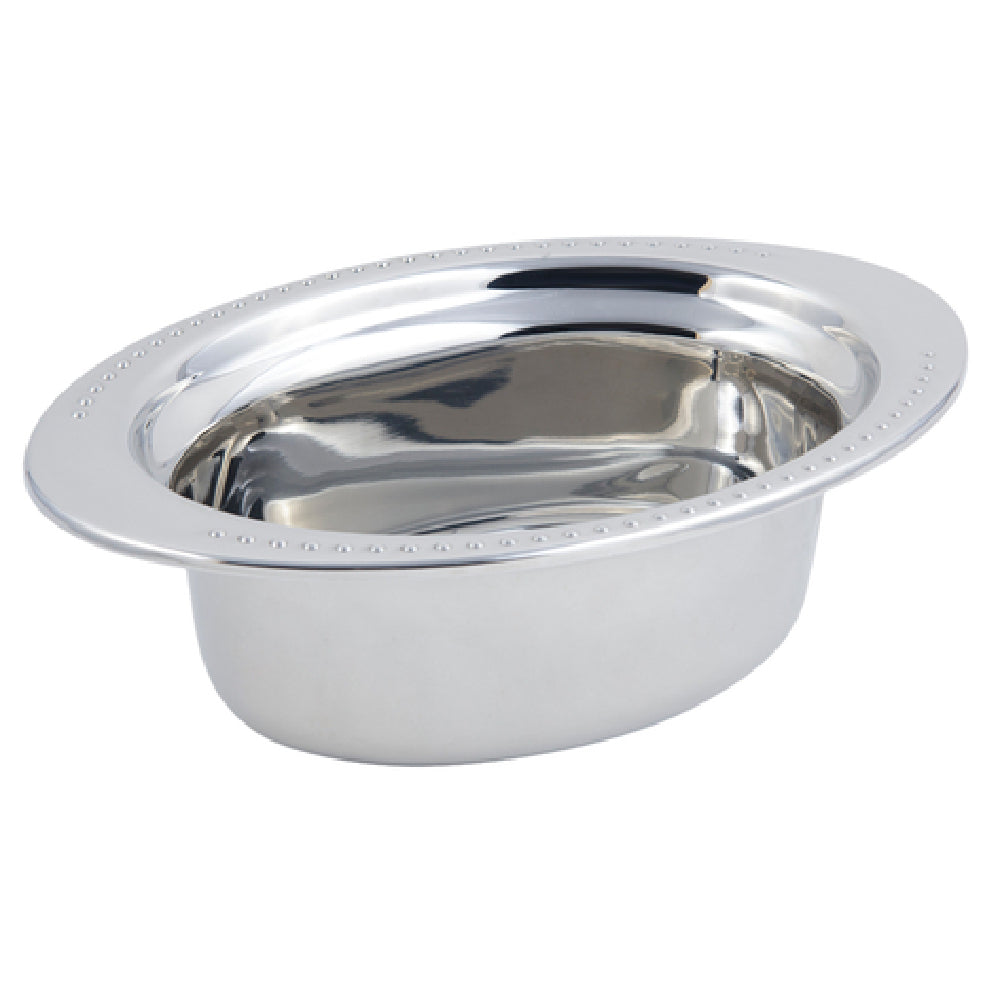 Bon Chef 5303 Food Pan Full Oval 3-3/4 Qt. (120 Oz.) Capacity