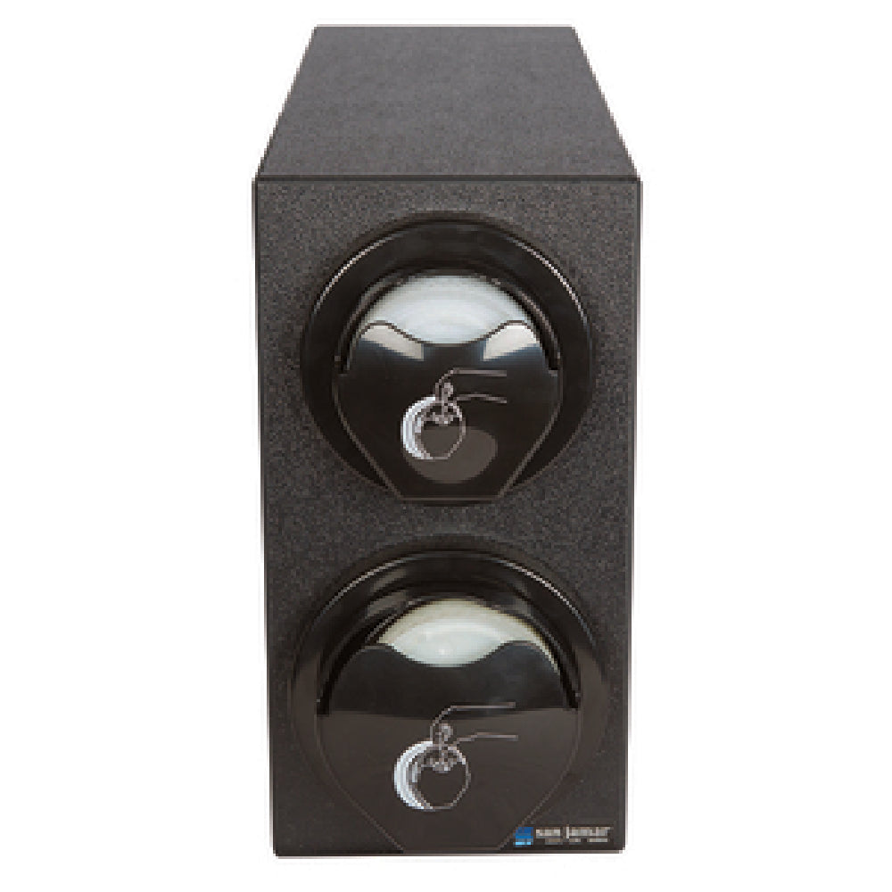 CFS Brands L2912BK - San Jamar - EZ-Fit® Lid Dispenser, Counter Model, 7-3/4"L X 25"W X 15-1/8"H