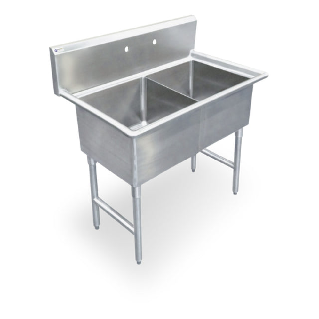 Steel Works Stainless SWS2C162012-318 Sink 18ga/304 Stainless Steel 25-1/2" X 37" X 43-3/4"H