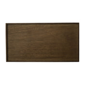 Steelite 6525T240 Wood Tray 13.5" X 7.25" X 0.625" Rectangle