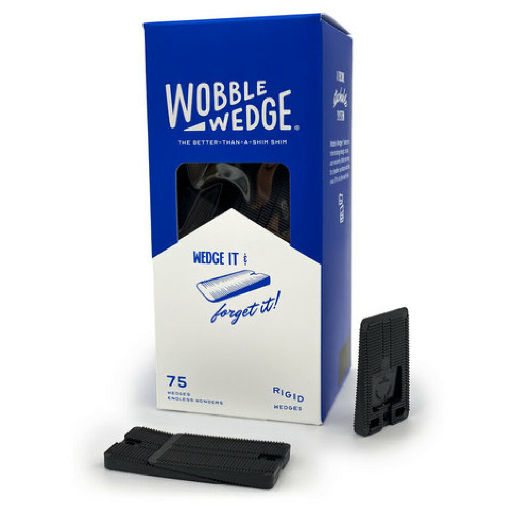 Focus Foodservice 2075 Wobble Wedge Rigid Black Bx/75