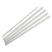 Winco SSTW-8S Drinking Straw Set 5-piece 1/4" Dia. X 8-1/2"H
