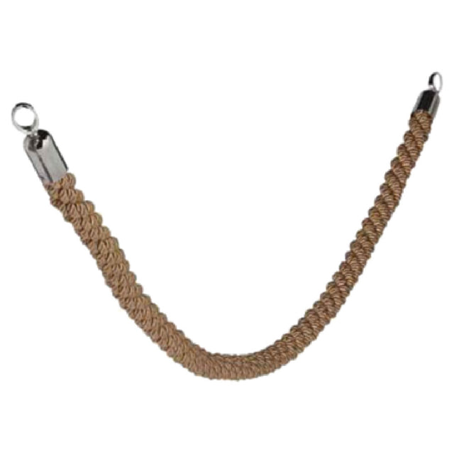 American Metalcraft RSCLRPCHBR Securit® Barrier System Rope 2" Diameter X 60" Length