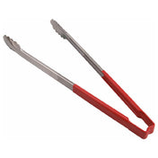 Vollrath/Idea-Medalie VOL4781640 Tongs Scallop 16" Red Hdl