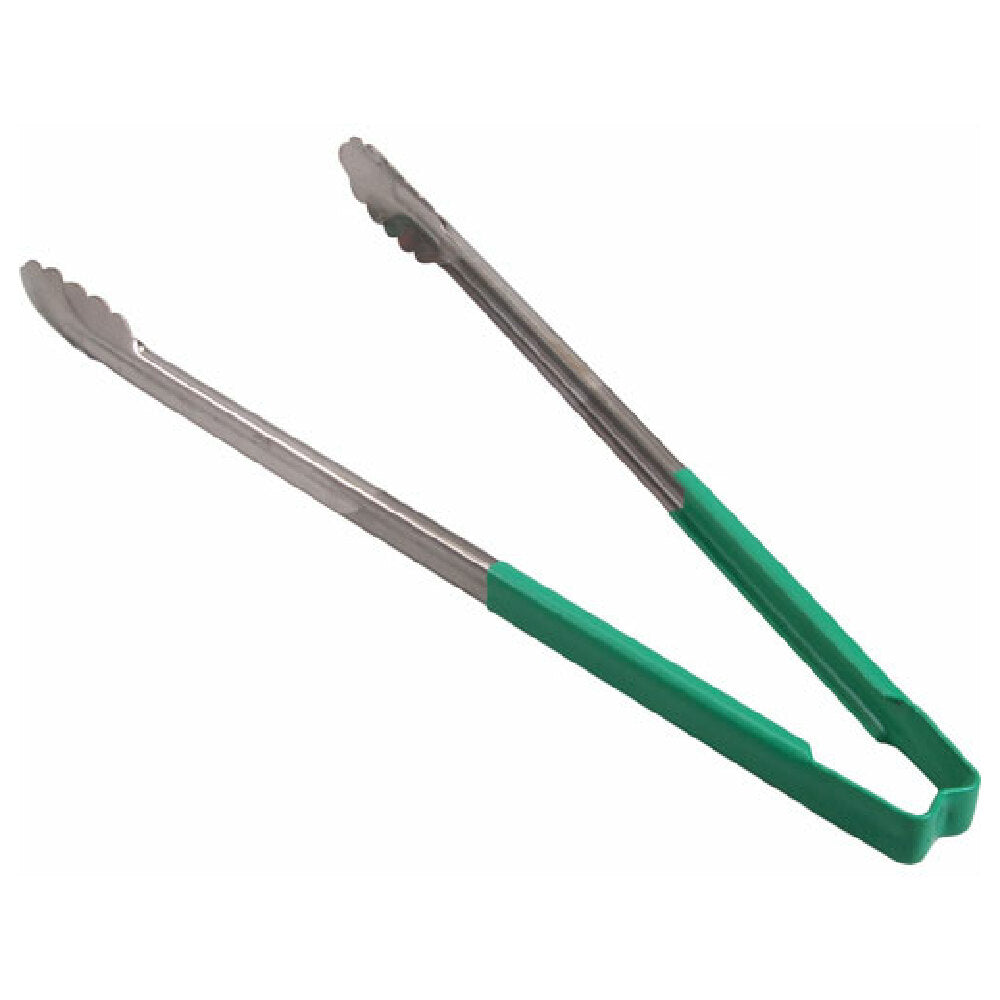 Vollrath/Idea-Medalie 4781670 Tongs Scallop 16" Grn Hdl