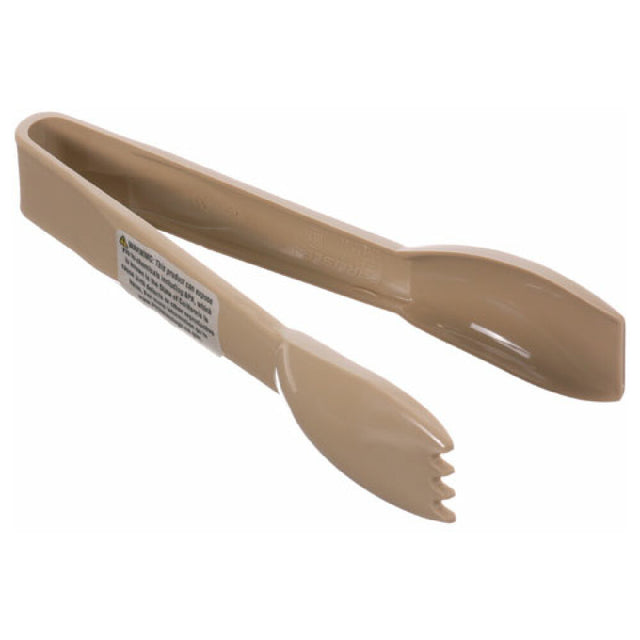 Carlisle Foodservice 460606 Tongs 6" Beige Plastic
