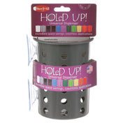 AllPoints 1371673 Cylinder Silverware Gray W/suction Cups Plastic