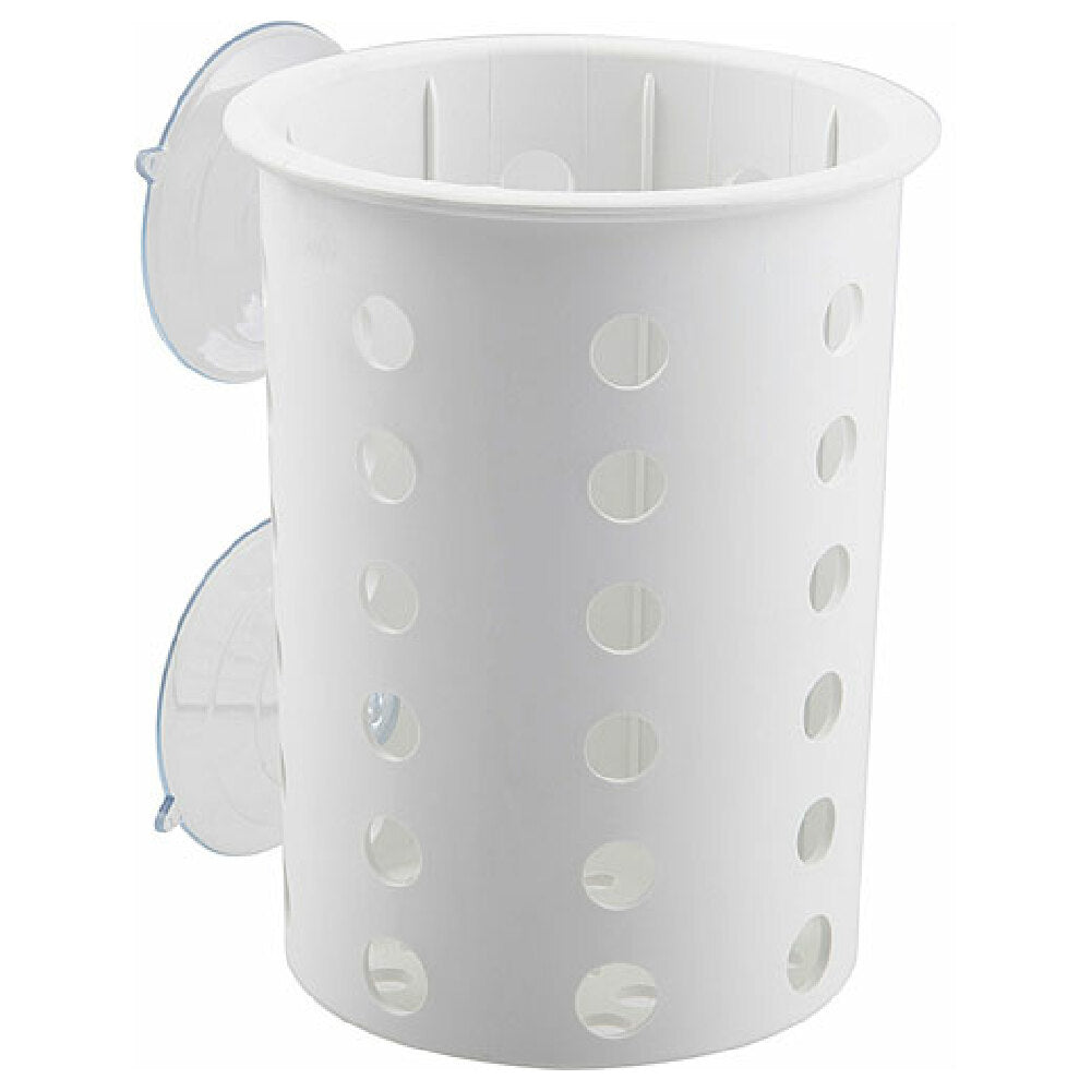 AllPoints 1371674 Cylinder Silverware Whit E W/suction Cups Plasti