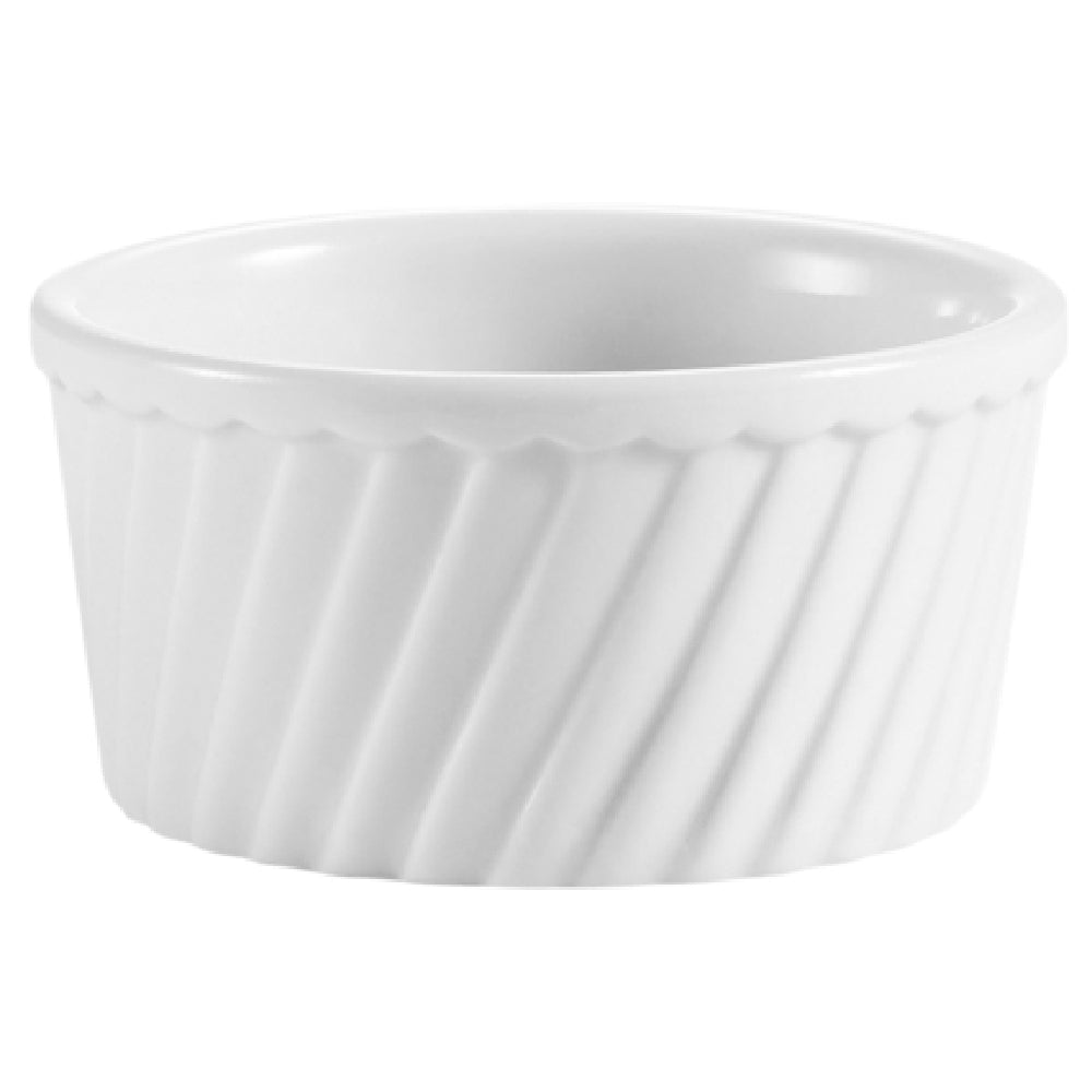 CAC China RKF-8 RKF Ramekin 8 Oz. 4" Dia. X 1-1/2"H