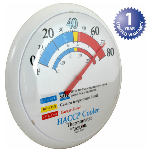 Taylor Thermometer 5680 Thermometer (13.25"od 0/80f)