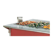 Vollrath 3751350-2-O Operator Side- Plate Rest With Lift-off Bracket ADA 4-Series Signature Server® With Stainless Steel Countertops