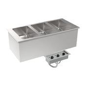 GSW USA ST-2WEI-120 Stainless Steel Electric Dry Heated Well Drop-in 2 Wells