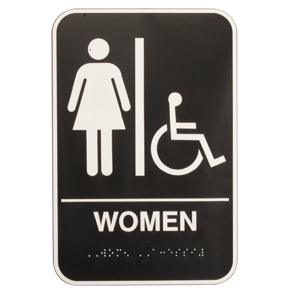 Vollrath/Idea-Medalie VOL5630 Sign Women 6x9 Braile