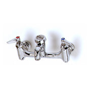 T&S Brass B-0674-BSTP Service Sink Faucet 8" Centers 4-3/4" From Wall To Center Of Outlet