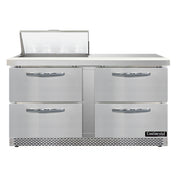 Continental Refrigerator SW60N8-FB-D Sandwich Unit Front Breather 60"W