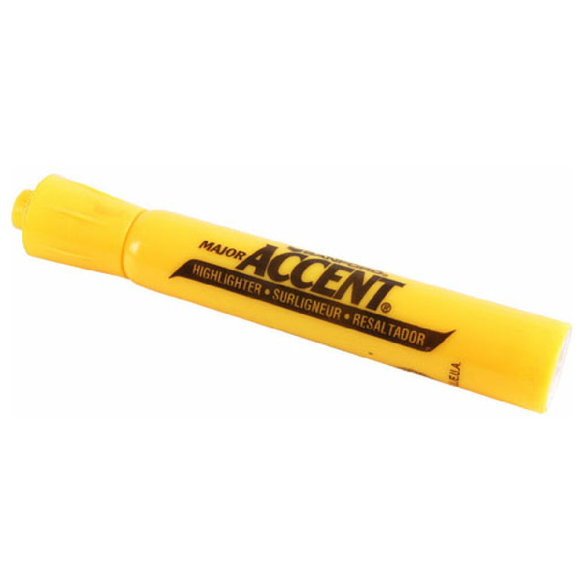 Private Label 1391044 Highlighter Yellow Chisel Tip