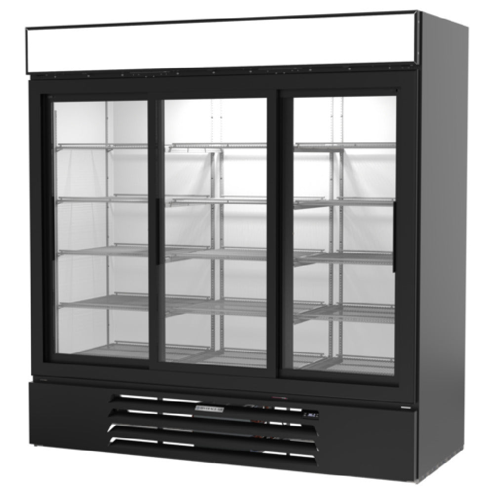 Beverage Air MMR66HC-1-B MarketMax™ Refrigerated Merchandiser Reach-in Three-section