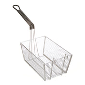 AllPoints 13989 6 In X 8 3/8 In X 12 5/16 In Nickel Plated Fry Basket