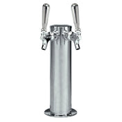Micro Matic D4743DT Column Draft Beer Tower Countertop 3" Dia. X 12"H