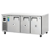 Everest Refrigeration ETRF3 Undercounter/Worktop Dual Temperature Refrigerator/Freezer Combo