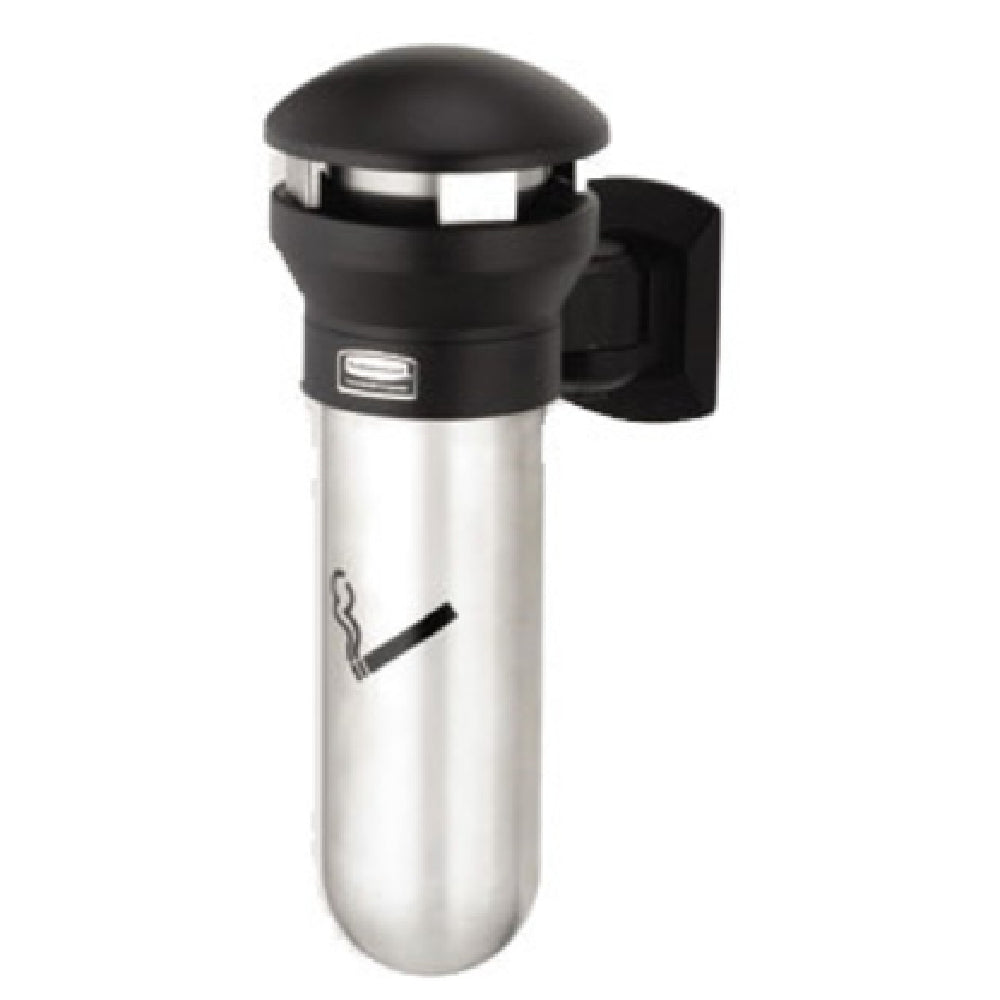 Rubbermaid FG9W3200SSBLA Infinity™ Smoking Receptacle 11-3/5" Dia. X 18"H Wall Mount
