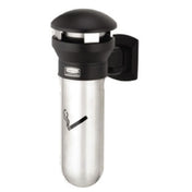 Rubbermaid FG9W3200SSBLA Infinity™ Smoking Receptacle 11-3/5" Dia. X 18"H Wall Mount