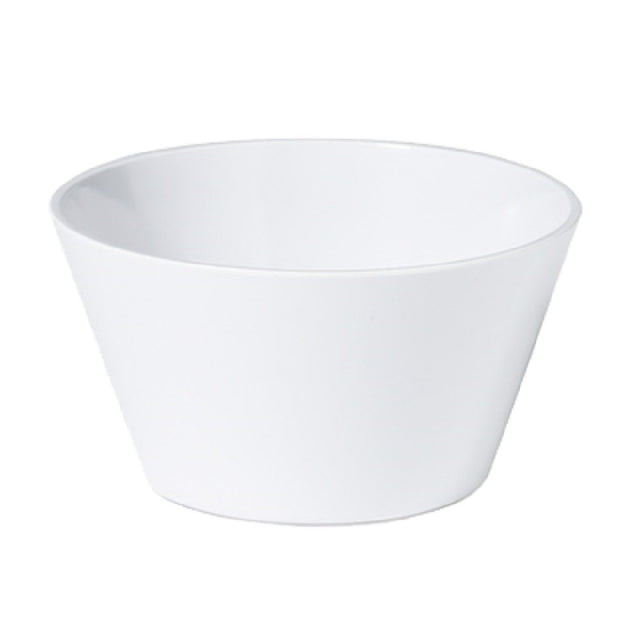 GET Enterprises BC-12-W Diamond White™ Bowl 12 Oz. (15 Oz. Rim Full) 4-3/5" Dia. X 2-1/2"H