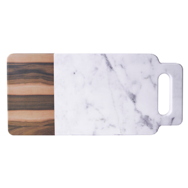 GET Enterprises M715RCM-HWC Elite Global Solutions Melamine Serving Board 15"L X 7"W X 7/8"H