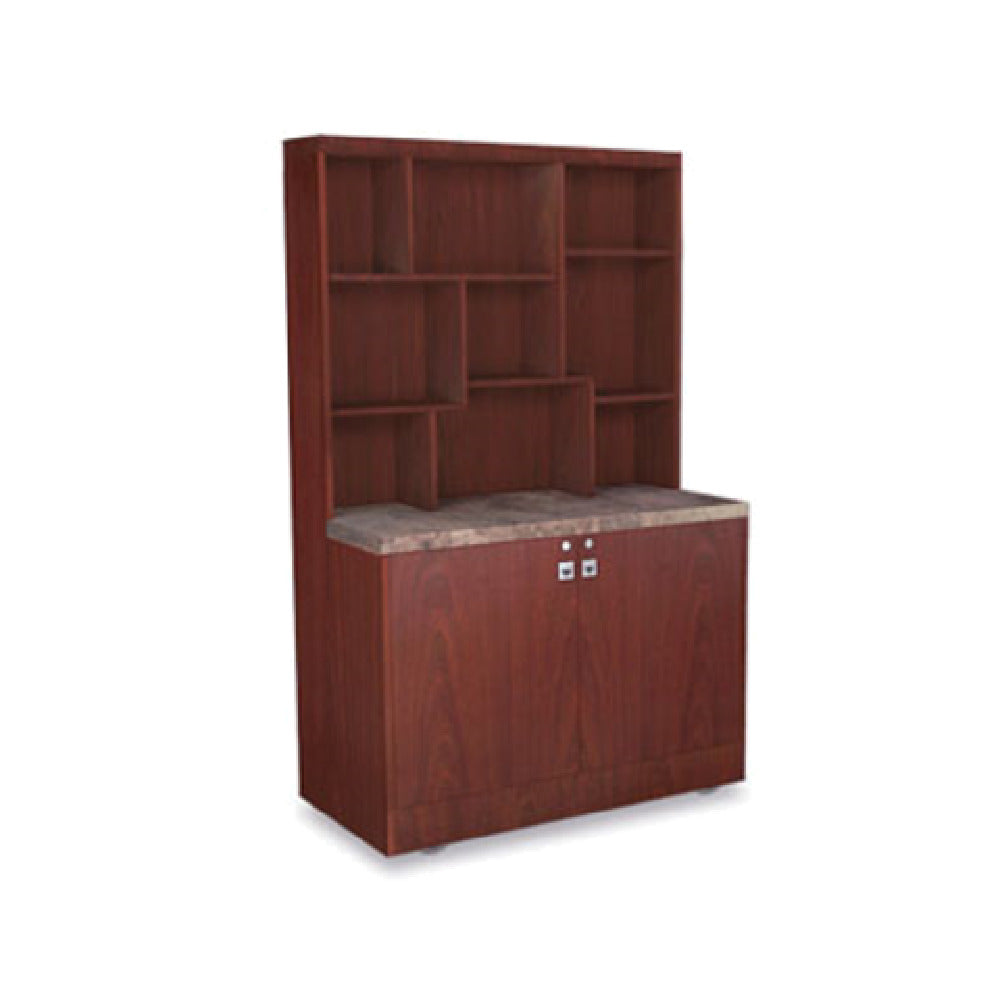 Forbes Industries 4437 Modular Mobile Back Bar 48"W X 24"D X 78"H Himalayan Slate Counter-top