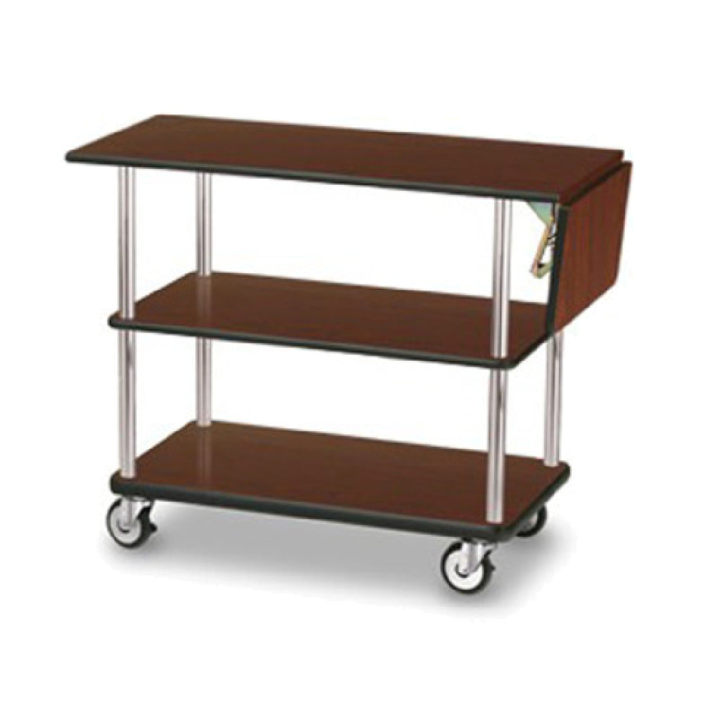 Forbes Industries 4542 Standard Service Cart (3) Laminated Shelves (1) Drop Leaf (48"L With Leaf Up)