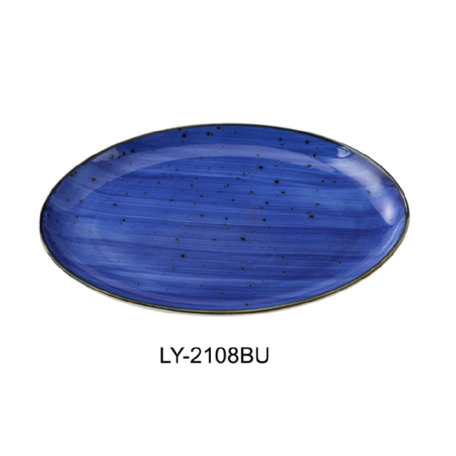 Yanco LY-2108BU Lyon Platter 8"L X 5-1/2"W X 3/4"H Oval